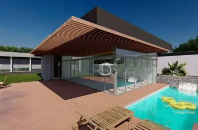 Sobrado à venda, 428 m² por r$ 4.500.000,00 - estancia punta del este - sertaneja/pr
