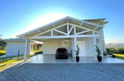 Sobrado com 5 dormitórios à venda, 360 m² por r$ 3.500.000,00 - condomínio estancia bom tempo - londrina/pr