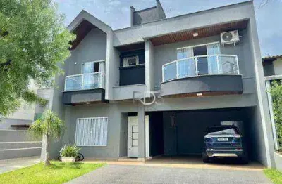 Sobrado com 4 dormitórios à venda, 240 m² de área construída - r$ 1.650.000 - condomínio aspen park residence