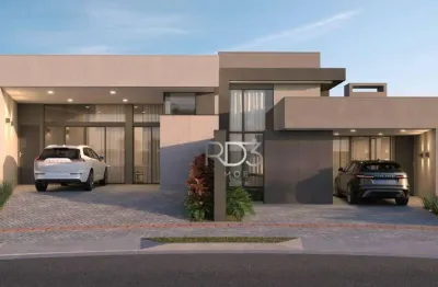 Casa em construção com previsão de entrega para julho/2026, com 3 dormitórios à venda, 120 m² por r$ 740.000 - morada das flores - cambé/pr