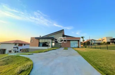 Casa com 3 dormitórios, 400 m² - venda por r$ 2.700.000,00 ou aluguel por r$ 11.000,00/mês - loteamento terras de canaã - cambé/pr