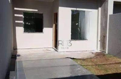 Casa com 2 dormitórios à venda, 55 m² por r$ 254.400 - jardim padovani - londrina/pr - casa em construção