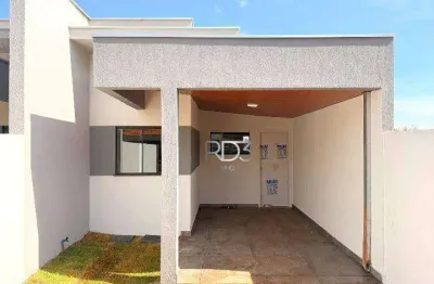 Casa com 3 dormitórios à venda, 80 m² por r$ 350.000 - jardim piazentin - londrina/pr