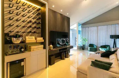 Casa com 3 dormitórios à venda, 220 m² por r$ 2.350.000,00 - condomínio alphaville 2 - londrina/pr