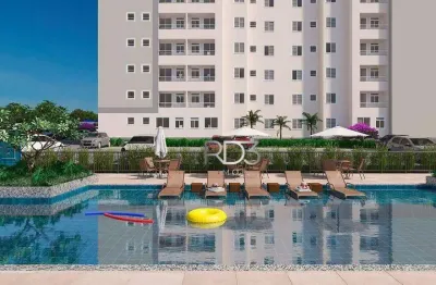 Apartamento com 2 dormitórios à venda, 47 m² por r$ 369.000,00 - parque jamaica - londrina/pr