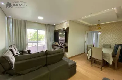 Apartamento com 3 dormitórios à venda, 93 m² por r$ 525.000 - santa terezinha - paulínia/sp