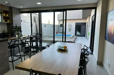 Casa com 3 dormitórios à venda, 210 m² por r$ 1.500.000 - condomínio yucatan - paulínia/sp