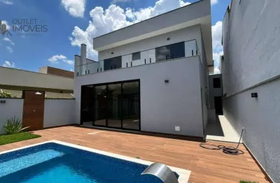 Casa em condominio fechado em paulinia de luco com 4 quartos - reserva real