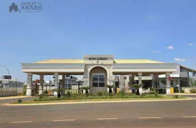 Terreno à venda, 333 m² por r$ 450.000,00 - residencial royal garden - paulínia/sp