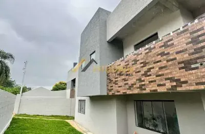 Excelente sobrado novo!!! 03 qtos., suíte, amplo quintal, lazer