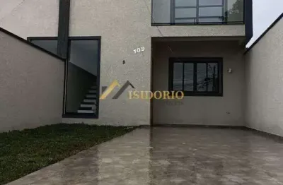 Excelente sobrado novo!!! 03 qtos., suíte, sacada, área gourmet