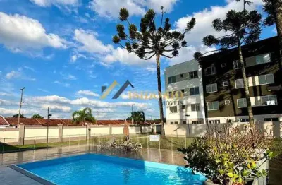 Apartamento em itaqui! 02 quartos, vaga de garagem, piscina