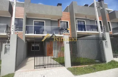 Sobrado novo no uberaba! 03 quartos, suíte, sacada, 02 vagas.