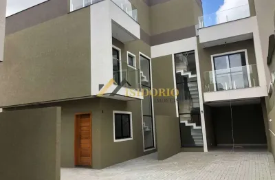 Sobrado novo no uberaba! 03 quartos, suíte, sacada, garagem