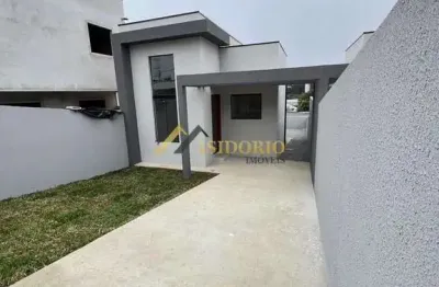 Casa nova em colombo! 03 quartos, suíte, amplo quintal, 03 gar