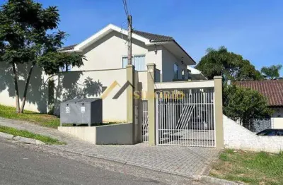 Sobrado no santa cândida! 03 quartos, suíte, área gourmet, gar