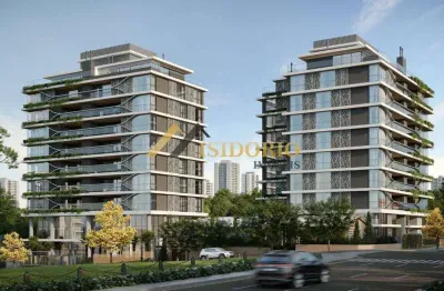 Apartamento no mercês! 03 suítes, sacada c/ churras., 03 gar