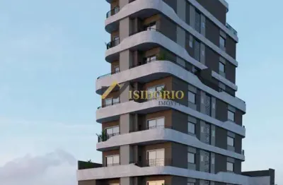 Studio novo no mercês! sacada c churras, próx. av. manoel ribas