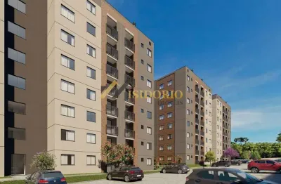 Apartamento no costeira! 02 quartos, sacada c/ churras., gar