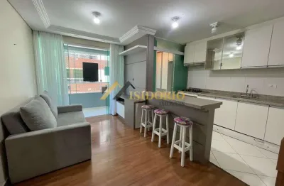 Apto no bacacheri semimobiliado,02 quartos, suíte, sacada, gar.