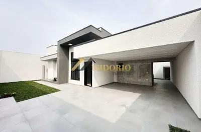 Casa alto padrão em piraquara! 03 suítes, área gourmet, 03 gar