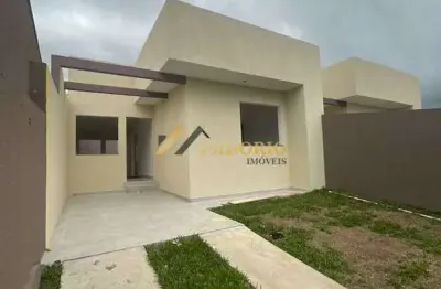 Casa nova no guaraituba! 03 quartos, suíte, quintal, 03 garagem