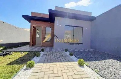 Casa nova faz. rio grande,2 qtos,suíte,churrasq.,bem localizada