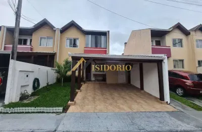 Sobrado de condomínio no santa cândida! 03 quartos, sacada!!!