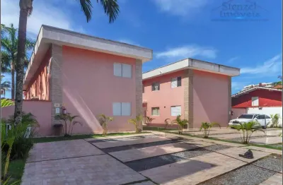 Casa térrea em village com 2 quartos, 67m² por r$ 390.000 - indaiá - bertioga/sp