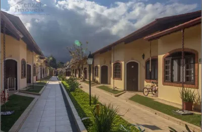 Casa térrea em village com 2 quartos, 56m² por r$ 520.000 - maitinga - bertioga/sp