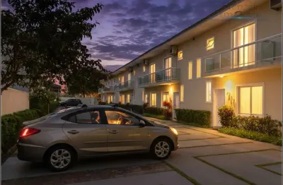 Casa em village com 3 quartos, 80m² por r$ 740.000 - centro, bertioga/sp - stenzel imóveis