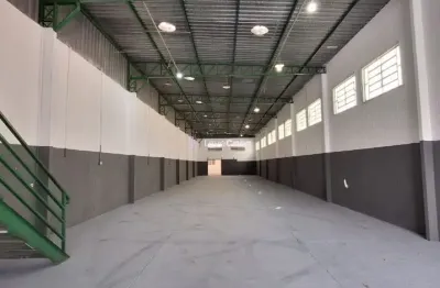 Galpão para alugar com 439m² por r$ 7.000,00 - chacaras reunidas