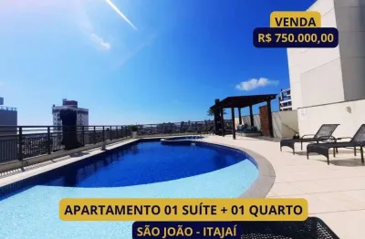 Apartamento para venda em itajaí, são joão, 2 dormitórios, 1 suíte, 2 banheiros, 2 vagas