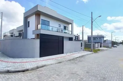 Casa para venda em barra velha, itajuba, 2 dormitórios, 2 suítes, 3 banheiros, 2 vagas