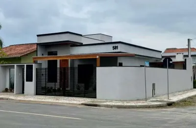 Casa para venda em barra velha, itajuba, 3 dormitórios, 1 suíte, 2 banheiros, 3 vagas
