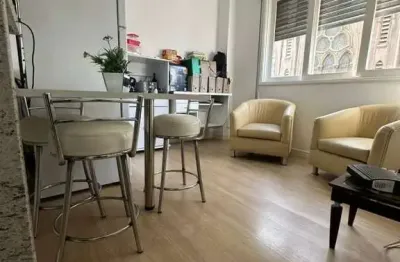 Apartamento para venda em santos, boqueirão, 1 dormitório, 1 banheiro, 1 vaga