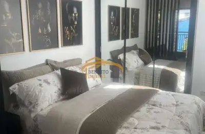 Apartamento novo para venda, centro, carapicuíba, com 1 dormitório, decorado, cozinha, sala, lavanderia, banheiro