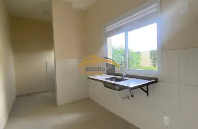 Apartamento novo para locação, térreo, com 2 dormitórios, 1 vaga de garagem coberta , 1 banheiro, lazer completo