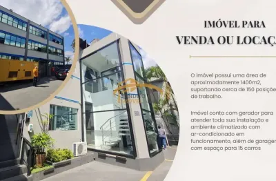 Prédio comercial mobiliado climatizado com garagem para 15 carros, no jaguaré. sala de monitoramento, sala cofre com porta blindada.