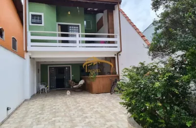 Sobrado para venda jardim das flores, osasco, com 4 suítes, 4 vagas de garagem, quintal com churrasqueira.