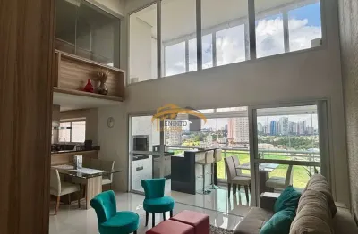 Apartamento 146m²  alto padrão em alphaville empresarial:  3 suítes, sala com pé direito duplo, 3 vagas de garagem - barueri-sp!