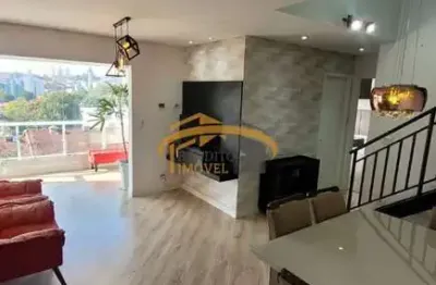 Cobertura duplex para locação ou venda, no jardim sarah, são paulo, 139m², 2 dormitórios, 1 suíte, 2 vagas de garagem. lazer completo.