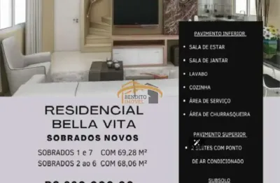 Imperdível: sobrado à venda em osasco-sp, vila osasco, 2 quartos, 2 suítes, 1 sala, 2 banheiros, 2 vagas, 68,06 m²!
