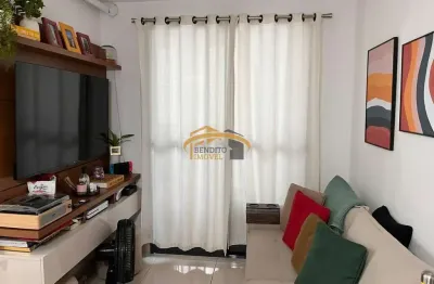 Apartamento a venda boulevard parque central, 2 dormitórios, ar condicionado, sacada com vidros, lazer completo, 49m2