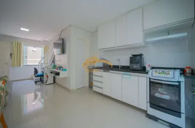 Sobrado a venda em quitaúna, 2 dormitórios, 2 banheiros, sala e cozinha integrada, 1 vaga de garagem