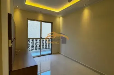 Apartamento para locação, Vila Osasco, com 3 dormitórios, 2 banheiros, sala com sacada, 1 vaga de garagem, condomínio com lazer.