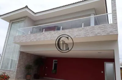 Sobrado com 3 dormitórios à venda, 318 m² por r$ 2.200.000,00 - condomínio chácara ondina - sorocaba/sp