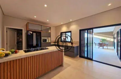 Casa térrea com 04 suítes - piscina - espaço gourmet - condomínio monte carlo