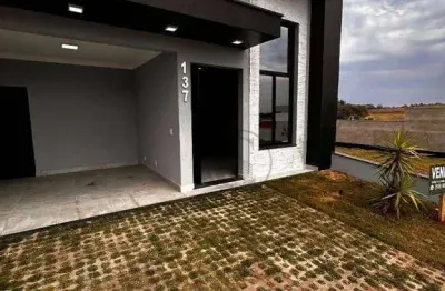 Casa com 3 dormitórios à venda, 134 m² por r$ 819.000,00 - condomínio reserva ipanema - sorocaba/sp