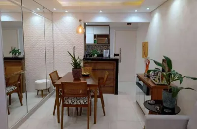 Apartamento com 2 dormitórios à venda, 54 m² por r$ 425.000,00 - condomínio residencial paris - sorocaba/sp